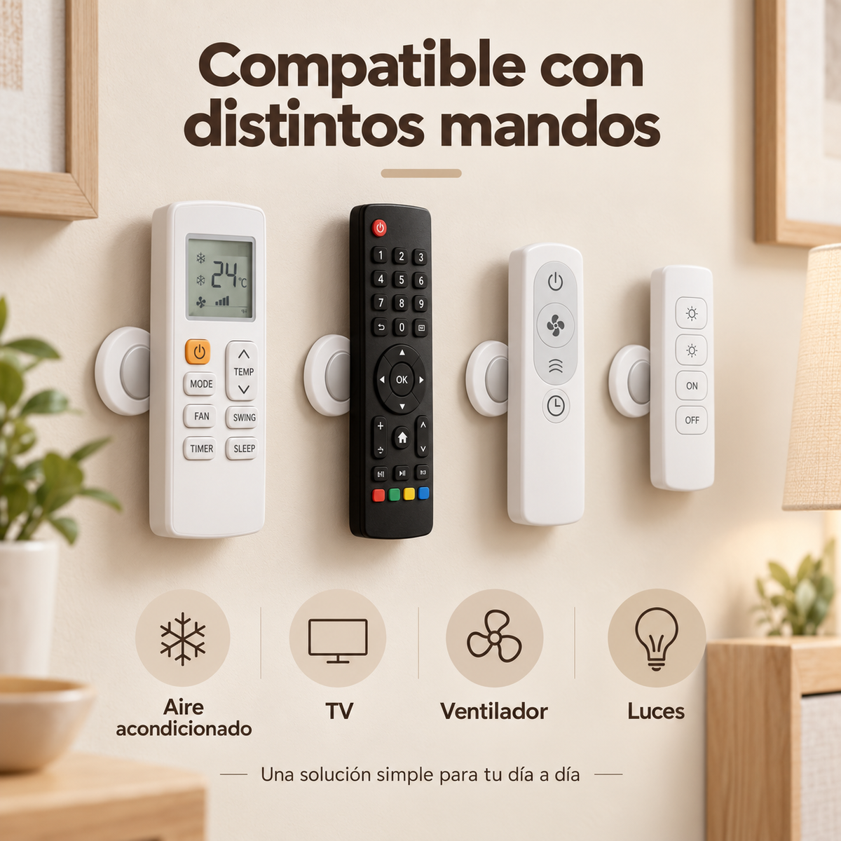 Soporte Magnético para Mandos Livora